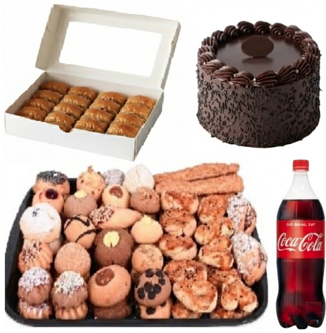 1 Litre Kola İle Tamamlanmış 6-9 Kişilik Menü