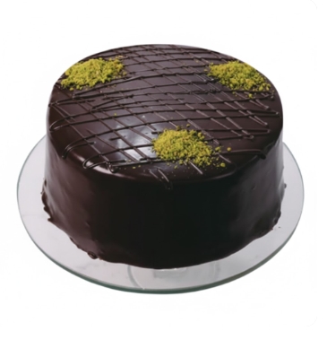 6-9 Kişilik Çikolatalı Yaş Pasta Şık Kutlama